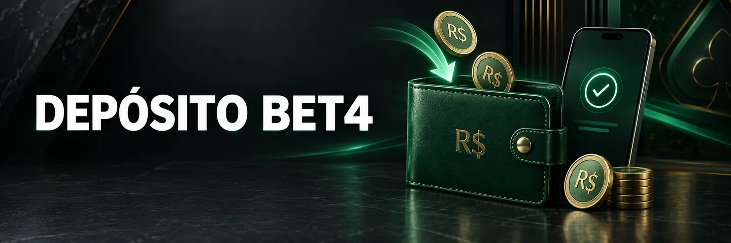 Depósitos em reais na Bet4